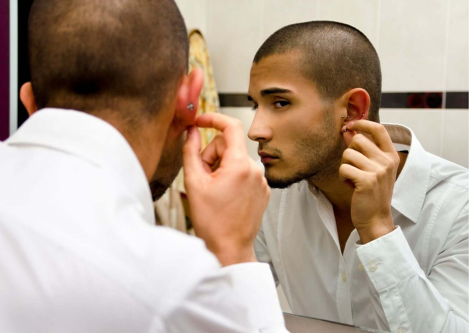 Ear Piercing Guide for Men - Dr. Piercing Aftercare