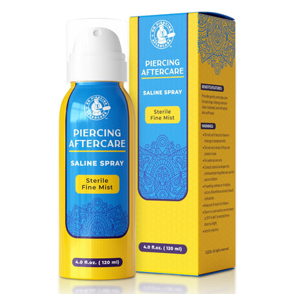 Piercing Aftercare Sterile Saline Spray 4.0 oz - Wholesale