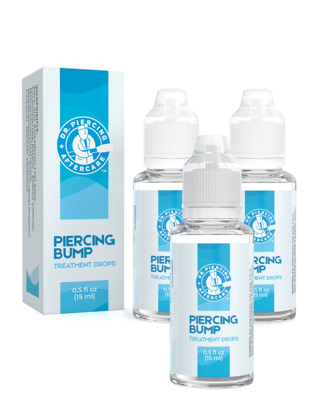 3 pack Drop Treatment - Wound Treatments &amp; Skin Relief - Dr. Piercing Aftercare