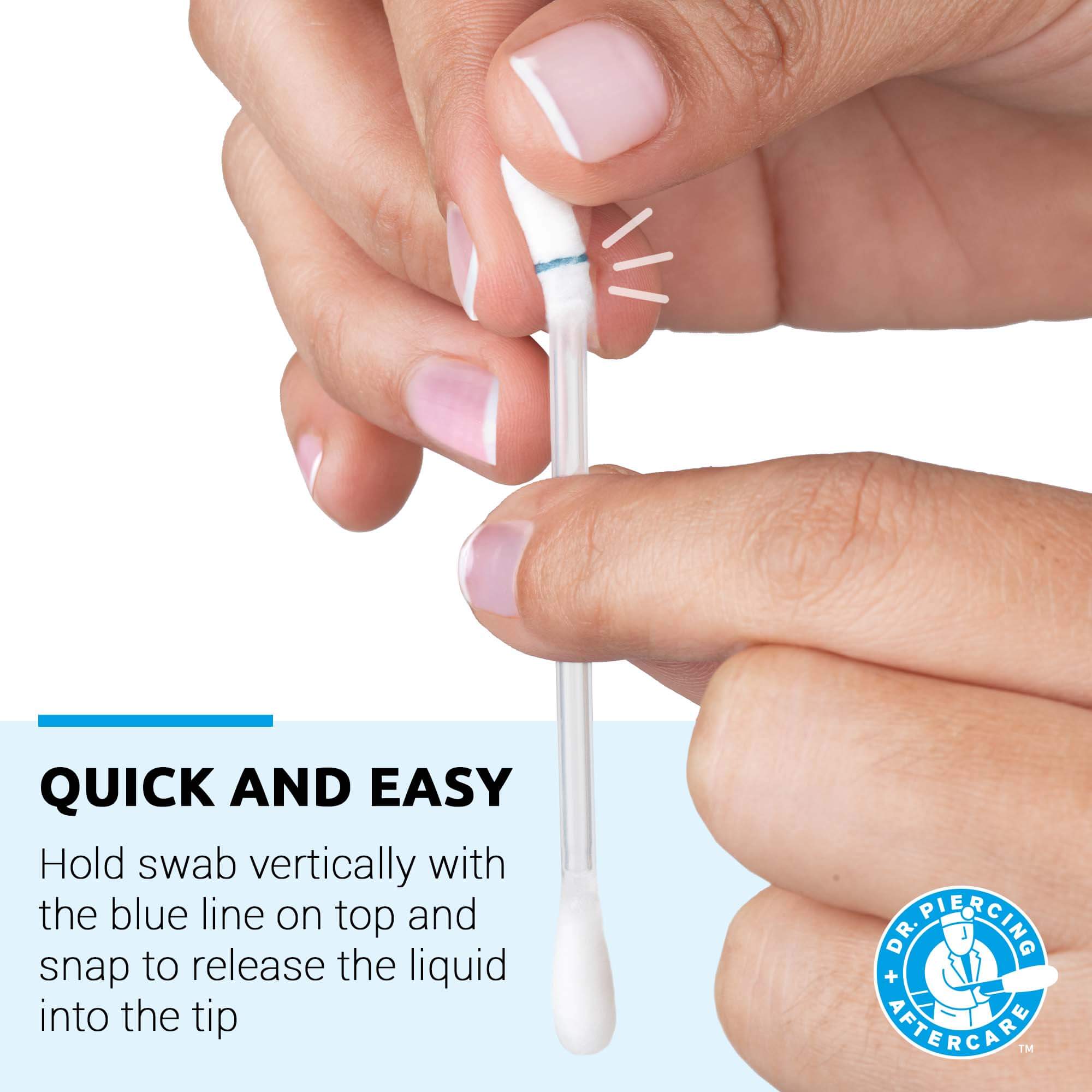 Can you clean a nose clearance piercing with ear care solution