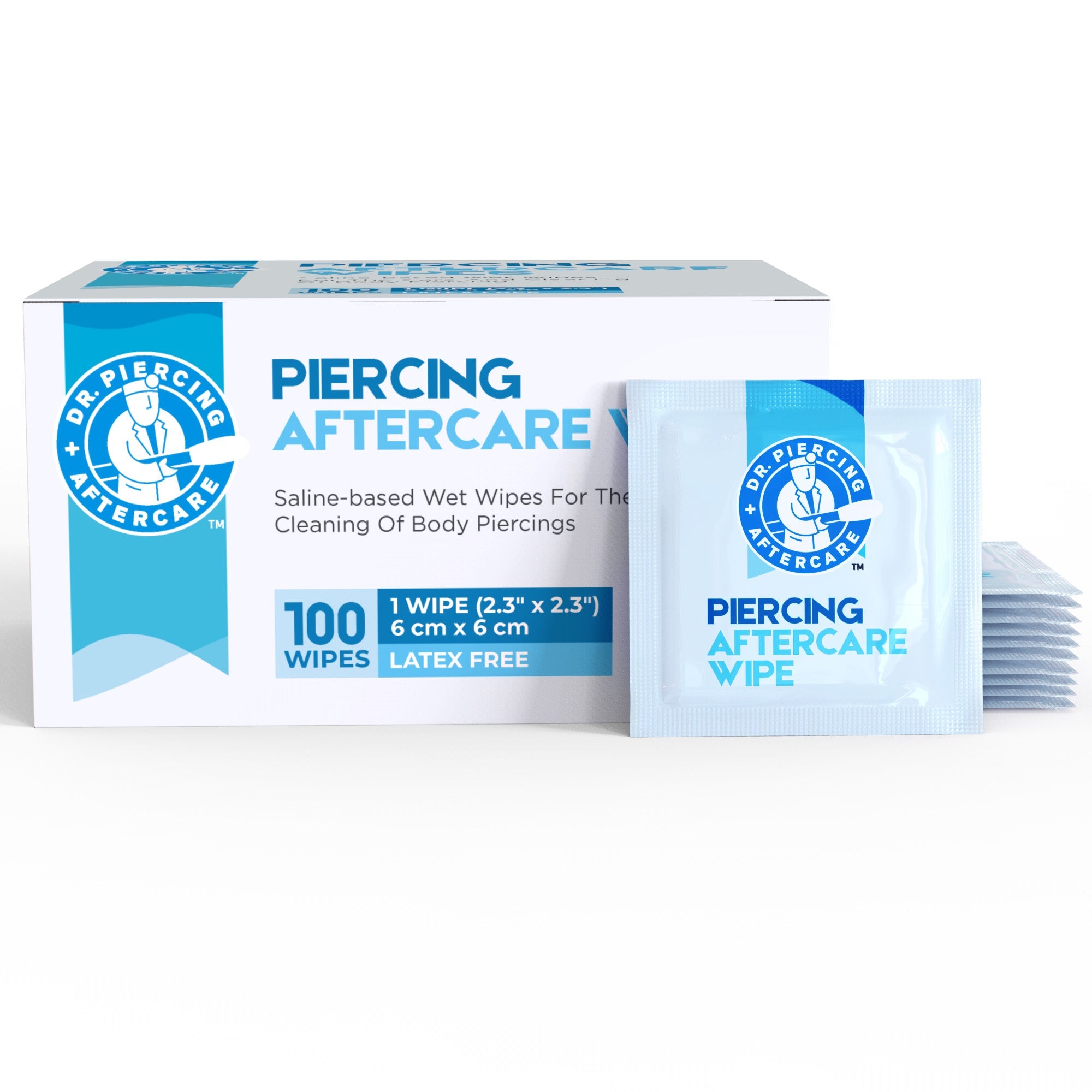 Dr. Piercing Aftercare Wipes - Dr. Piercing Aftercare